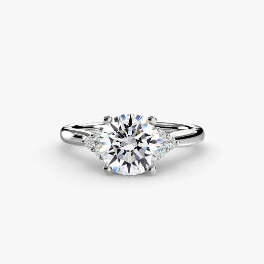 Maris Solitaire with Cluster Shoulders