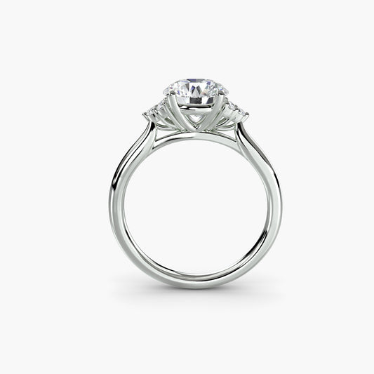 Maris Solitaire with Cluster Shoulders