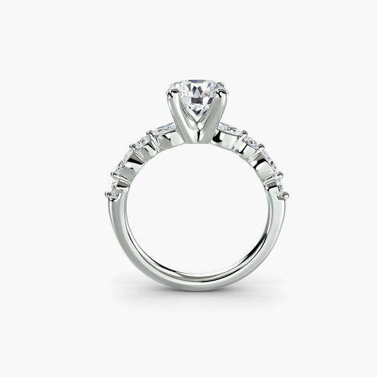 Alara Solitaire with Eternity Pavé