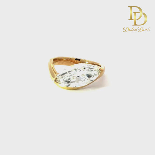 The Maribel Marquise Engagement Ring