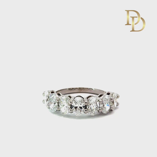 Moonlit Tide Oval Engagement Ring